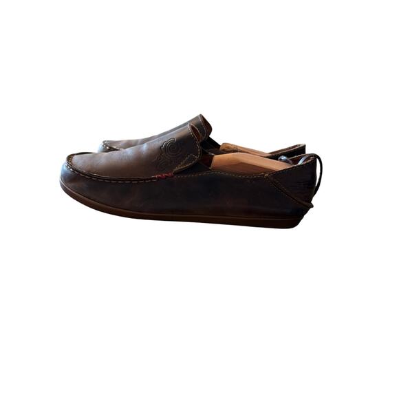 Olukai Women’s Nohea Nubuck Loafers, brown, size 10 - Picture 2 of 8